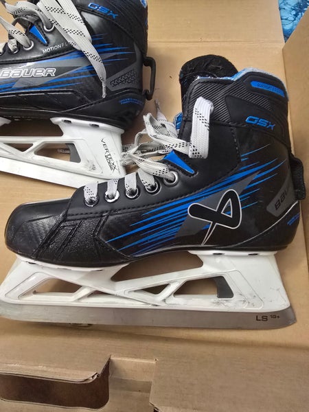 Bauer GSX Hockey Goalie Skates Regular Width Size 3.5 (Used)