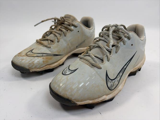 Nike Hyperdiamond 4 Keystone Softball Cleats, 6Y, White