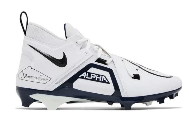Size 12M/13.5W - Nike Alpha Menace Pro 3 'White College Navy' (NO BOX) CT6649-10