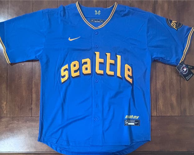 Julio Rodríguez Seattle Mariners City Connect Jersey Adult Large NWT