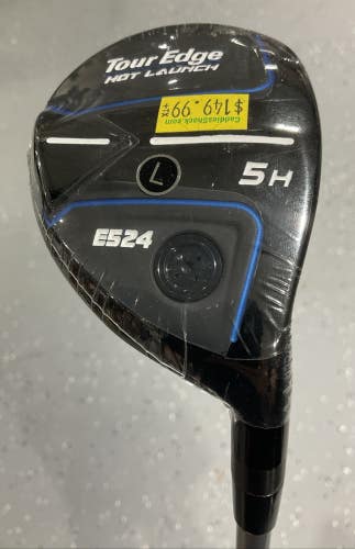 Tour Edge HOT LAUNCH E524 #5 Hybrid 37" ALDILA ASCENT 50 Ladies Flex WRH