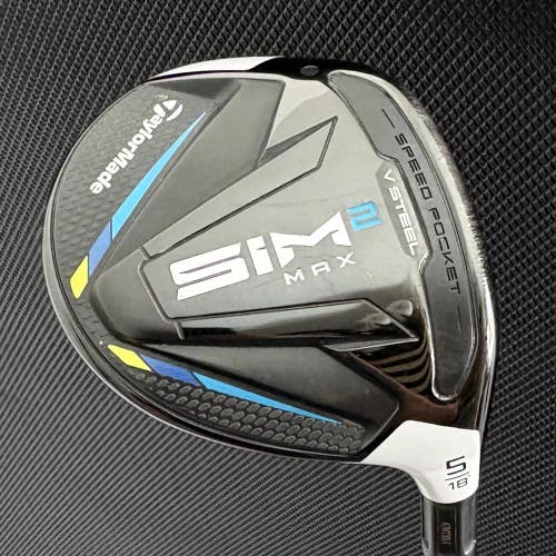 TAYLORMADE SIM2 MAX 5 WOOD (18 DEGREE) + HEADCOVER