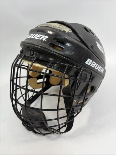 Bauer HH1000L Ice Hockey Helmet, Large (7 1/8-7 5/8"), Black