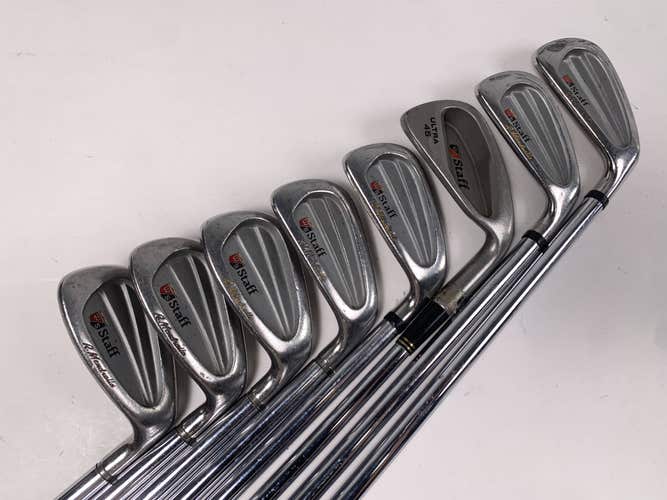 Wilson Robert Mondrella Signature Iron Set 3-PW+SW Stiff RH No 9 iron RATTLE