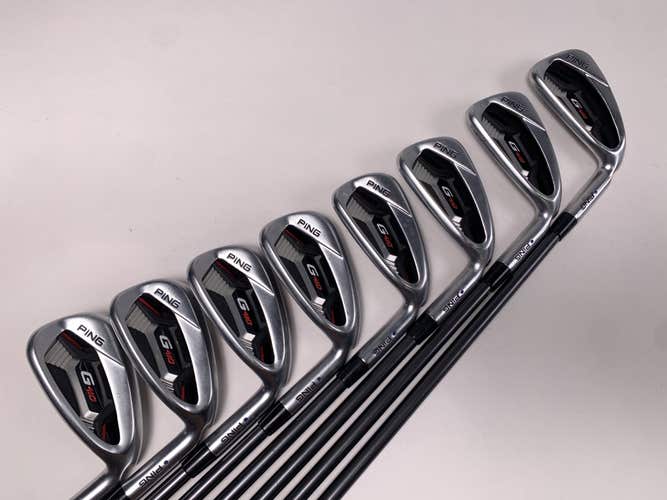 Ping G410 Iron Set 4-PW+GW Blue Dot 1* Up TFC 80i Lite Senior Graphite Mens RH