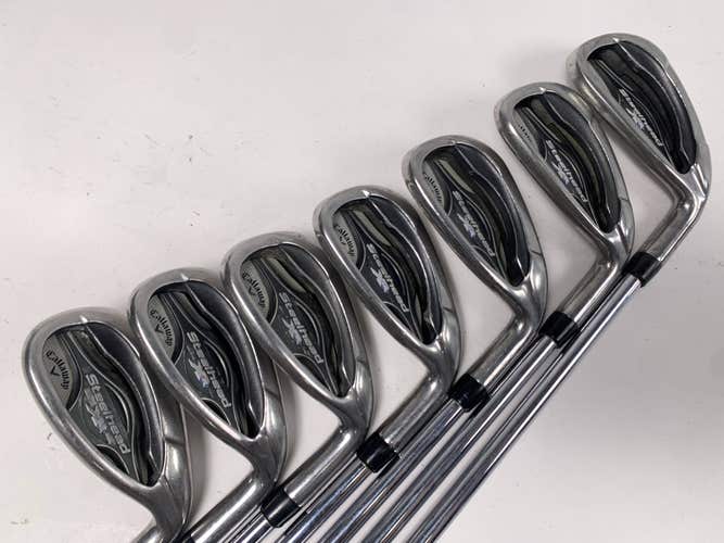 Callaway Steelhead XR Iron Set 6-PW+GW+SW KBS Tour 90 Regular Steel Mens RH