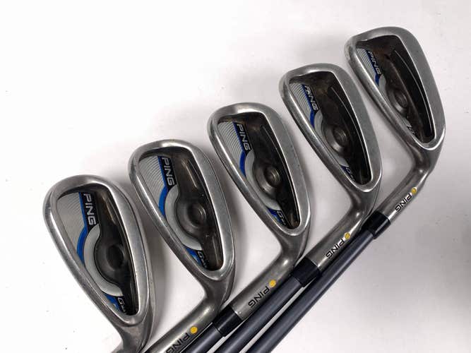 Ping Gmax Iron Set 7-PW+SW Yellow Dot 1.5* Up CFS Soft Regular Senior RH