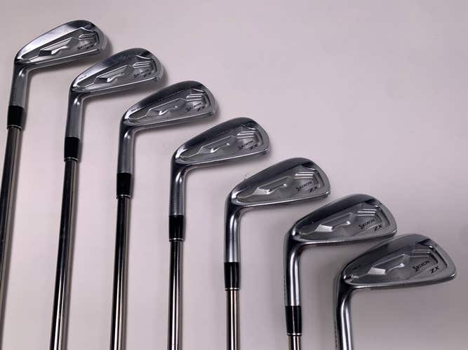 LEFTY Srixon ZX7 MKII Iron Set 4-PW UST Mamiya Recoil 95 F3 Regular Graphite LH