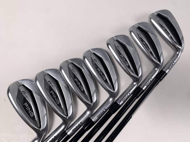 Ping G425 Iron Set 6-PW+GW+SW Black Dot Alta Distanza 40g Senior RH