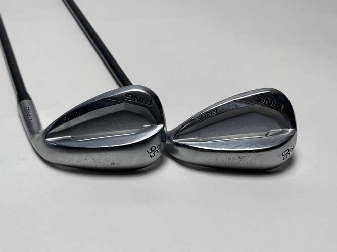 Ping Glide 3.0 Wedge Set 50* 12 56* 12 Red Dot Alta CB AWT Senior Graphite RH