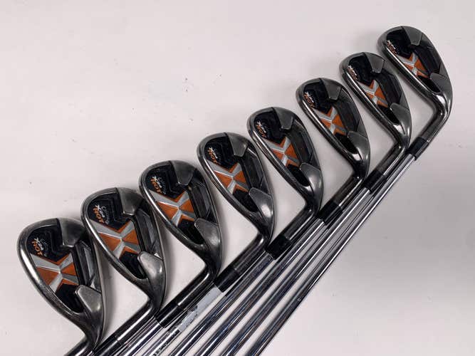 Callaway X-24 Hot Iron Set 4-PW+GW Uniflex Steel Mens RH