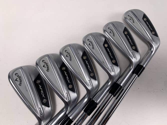 Callaway Apex Pro 24 Iron Set 6-PW+AW True Temper DG S400 Stiff Steel Mens RH