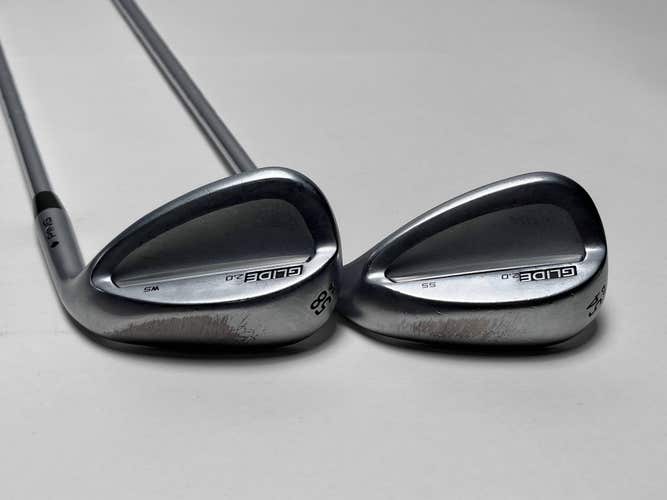 Ping Glide 2.0 Wedge Set 54* 12 58* 14 Black Dot AWT 2.0 Wedge Steel Mens RH