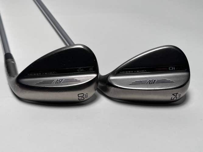 Titleist Vokey SM10 Nickel Wedge Set 54* 14 60* 10 Vokey Wedge Steel Mens RH