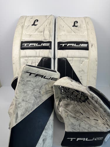 Used 32" + 2" Senior True L95 7X Goalie Full Set - White/Black