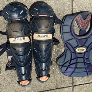 All Star Classic Pro Catcher's Legs / Easton chest  (Used)