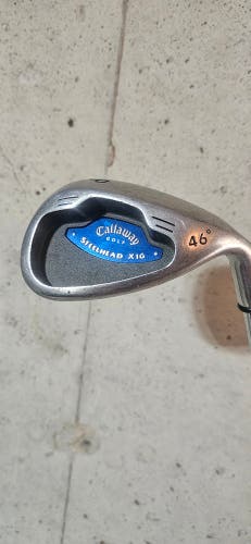Men's Callaway X-16 Right Handed Wedge Regular Flex 46 Degree Steel Shaft (Used)