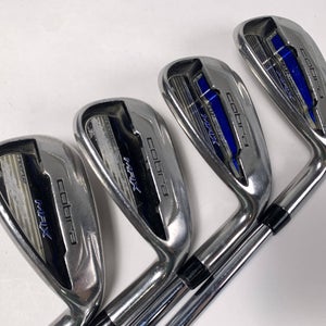 Cobra MAX Iron Set 7-PW Regular Steel Mens RH Midsize Grips