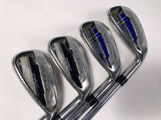 Cobra MAX Iron Set 7-PW Regular Steel Mens RH Midsize Grips
