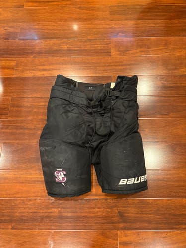 USHL Tri-City Storm Senior Small Bauer Hockey Pants Pro Stock (Used)