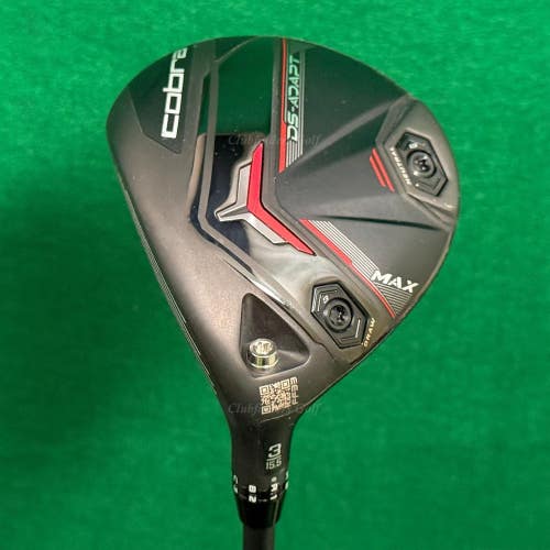 LH Cobra DS-ADAPT MAX 15.5 Fairway Wood 3 Mitsubishi Vanquish 4/R2 Seniors