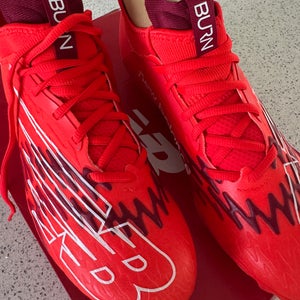 BRAND NEW - Orange Men's Size M 9.0 (W 10.0) Adult New Balance Burn X3 (New)