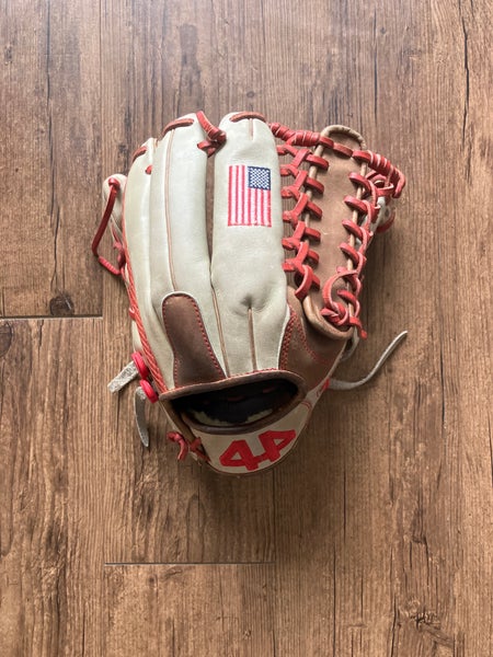 44 Pro Custom RH Outfield Baseball Glove 12.5" (Used)