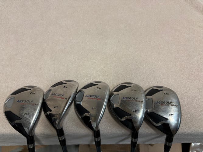 Men's Agxgolf Right Handed Clubs (Full Set) Senior Flex 5 Pieces (Used)