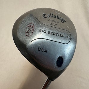 Callaway Big Bertha Right Handed Driver Regular Flex 11 Loft Steel Shaft (Used)