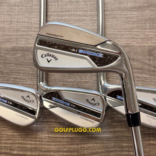 Callaway Paradym Ai Smoke Iron Set 4-PW / Elevate Steel, Regular (151)