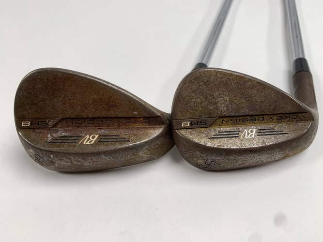 Titleist Vokey SM8 Raw Wedge Set 54* 10 | 60* 4 DG S400 Tour Issue Wedge LH
