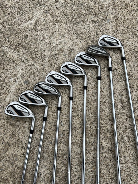 Men's 2020 Callaway Mavrik Right Handed Iron Set (8 Clubs) #4 - #9, PW, GW (Used)