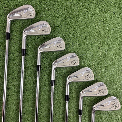 Srixon ZX7 MK II Iron Set 4-PW Project X Rifle 6.0 Stiff Flex Left Handed MKII