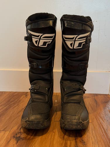 Fly Racing Maverick Motocross Boots Black Size M 11 (Used)
