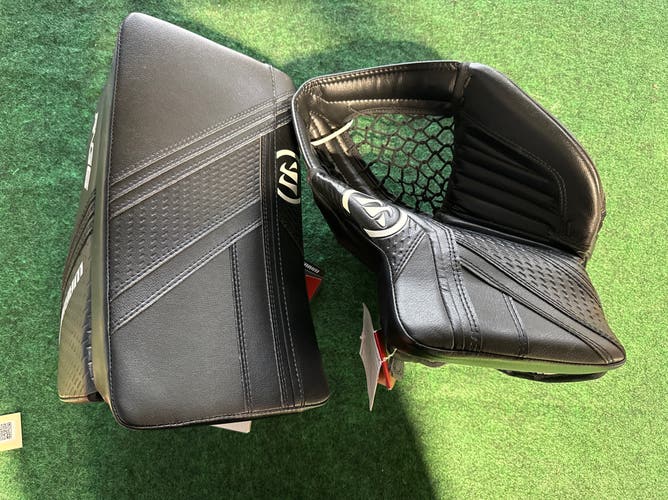 Black Senior Warrior Ritual G6.1 Pro + Goalie Glove & Blocker Set Regular (New)