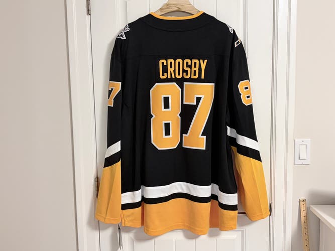 BNWT Authentic Fanatics Pittsburgh Penguins Sidney Crosby Home Jersey Size 3XL