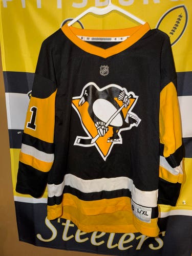 NHL Hockey Pittsburgh Penguins Evgeni Malkin #71 Jersey Youth Boys Size L/XL Used