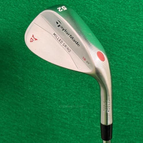 TaylorMade Milled Grind Chrome 52-SB9 52 Gap Wedge Dynamic Gold Wedge Flex