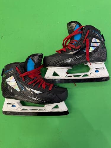 Intermediate True TF9 Hockey Goalie Skates Regular Width 6 (Used)