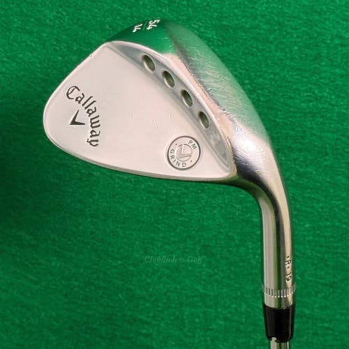 Callaway Mack Daddy PM Grind Chrome 54-14 54 Sand Wedge Rifle 6.0 Steel Stiff