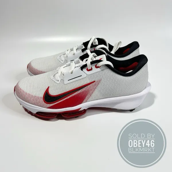 Nike Air Zoom Infinity Tour 2 “White Uni Red” Golf Shoes 12.5