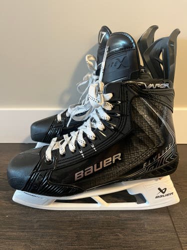 Custom Black 2025 Bauer Vapor Flylite Hockey Skates Wide Width 7 Fit 3 (Used Twice)