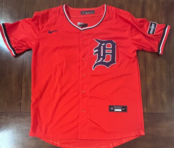 Detroit Tigers Spencer Torkelson Adult Small (Orange) Alternate Jersey NWT