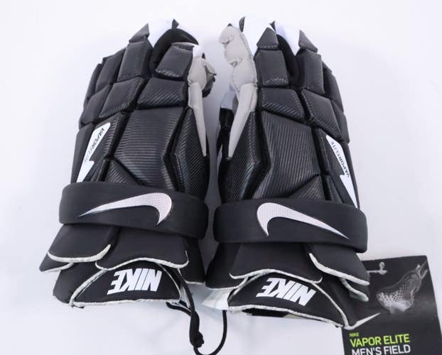 Nike Vapor Select Mens Lacrosse Field Glove Size Medium Black NWT Read