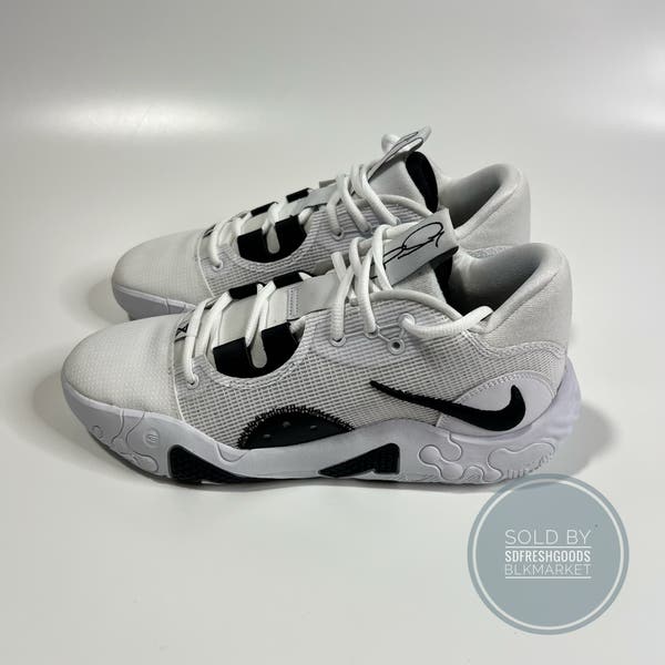 Nike PG 6 TB Promo Basketball Shoes White Black DX6654-100 Size 8.5 s-l400.jpg main image 4