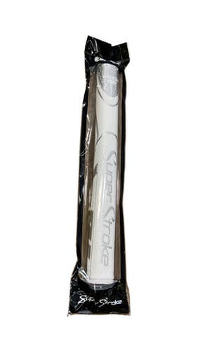 New Super Stroke Zynrgy Tour 2.0 Golf Grip- White/Silver 11859-JMG726381318045