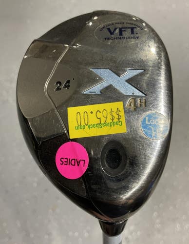 Callaway X 24 #4 Hybrid 39" CALLAWAY X Ladies Flex Graphite Shaft WRH USED