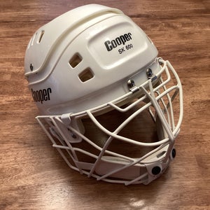 Cooper Large SK600 Helmet with HM30 - Great condition!