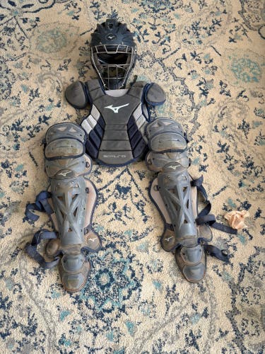 Gray Mizuno Samurai Catcher's Set (Used)