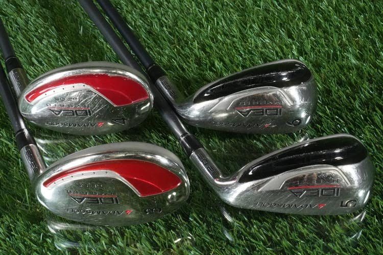Adams Idea A2 OS 3H,4H,5H,6H Hybrids Irons Set Regular Flex Graphite Shaft RH